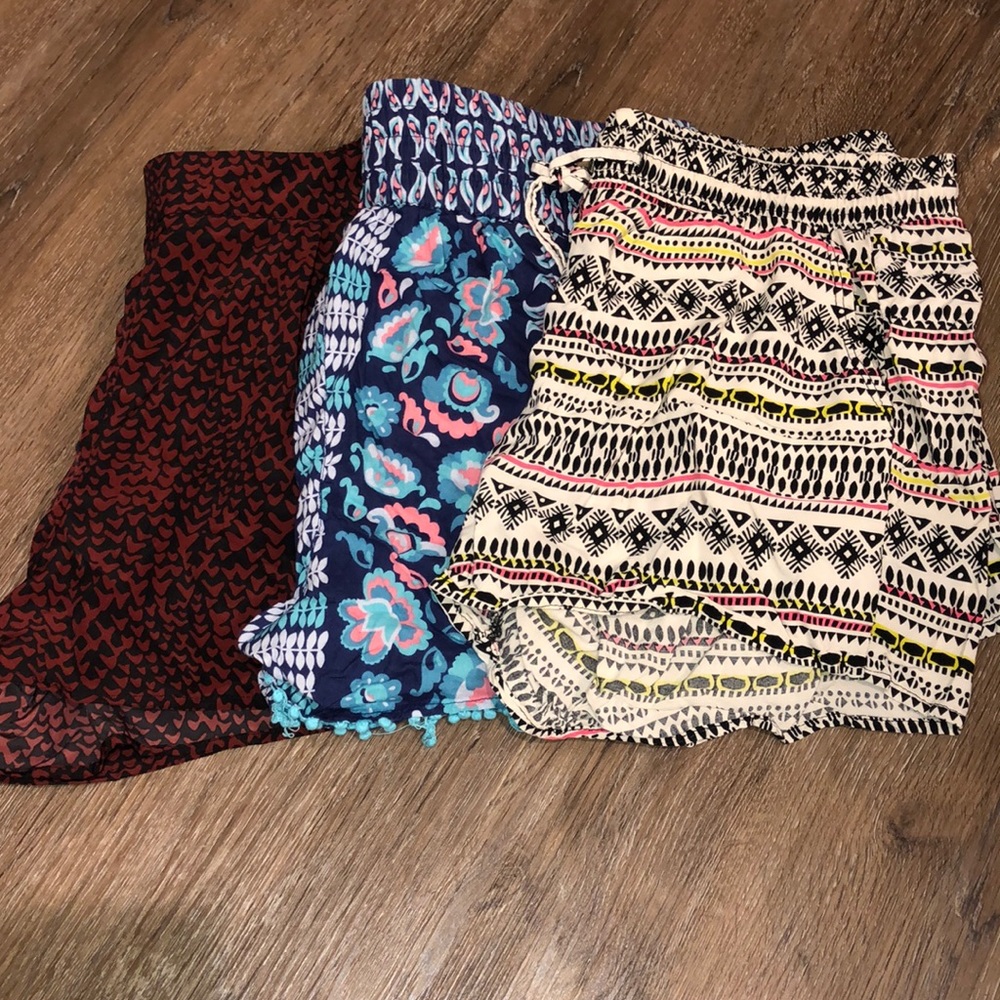 Bundle of summer print shorts